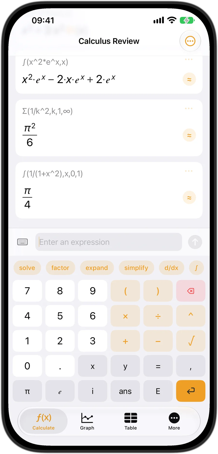 SymboCalc: exact calculus